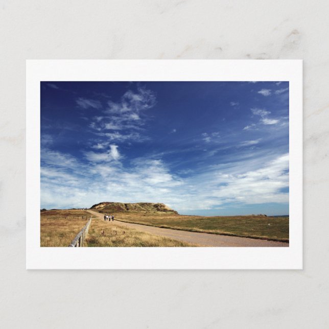 Pathway till Hengistbury Head Vykort (Framsida)