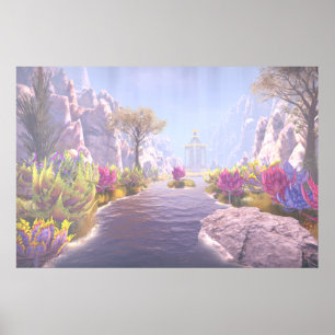 Pathway till Temple Poster