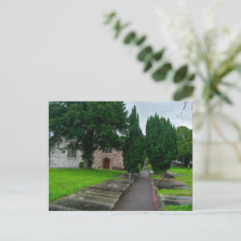 Pathway to History: St. Asaph Parish Church, Wales Vykort