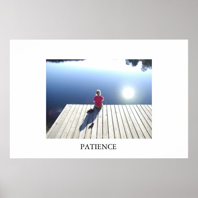 PATIENCE POSTER (Framsidan)