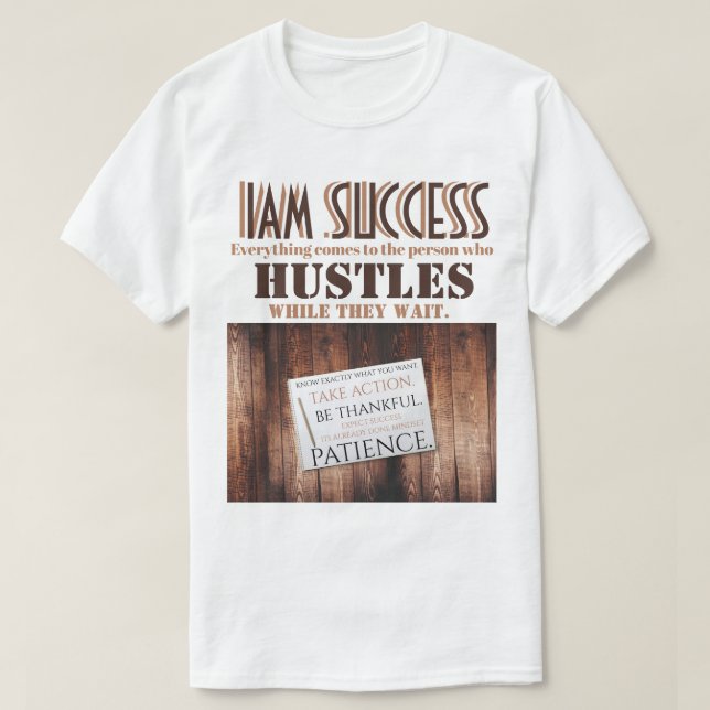 PATIENCE T SHIRT (Design framsida)