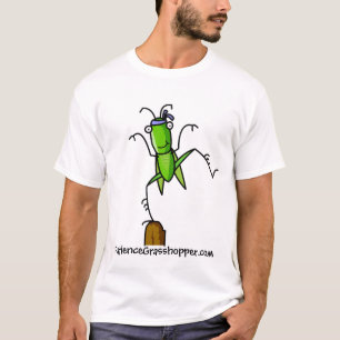 Patiensgräshoppan balanserar tee