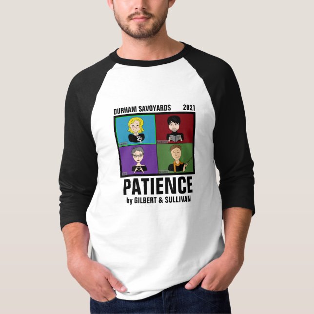 Patient 2021 T- Shirt (vit) T Shirt (Framsida)