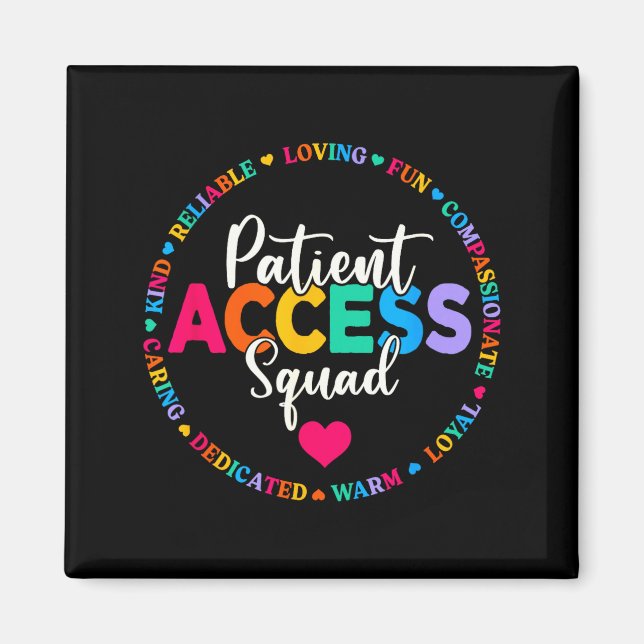 Patient access-squad sjukvårdsteam patientvård magnet (Framsidan)