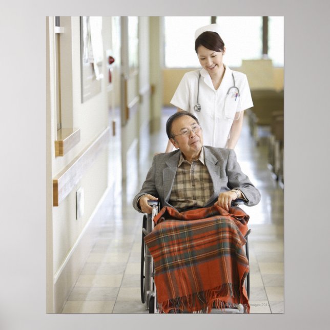 Patient och sjuksköterska poster (Framsidan)