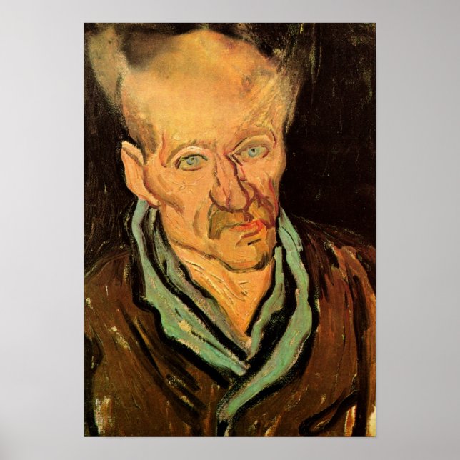 Patient på sjukhuset Saint-Paul av Vincent van Gog Poster (Framsidan)