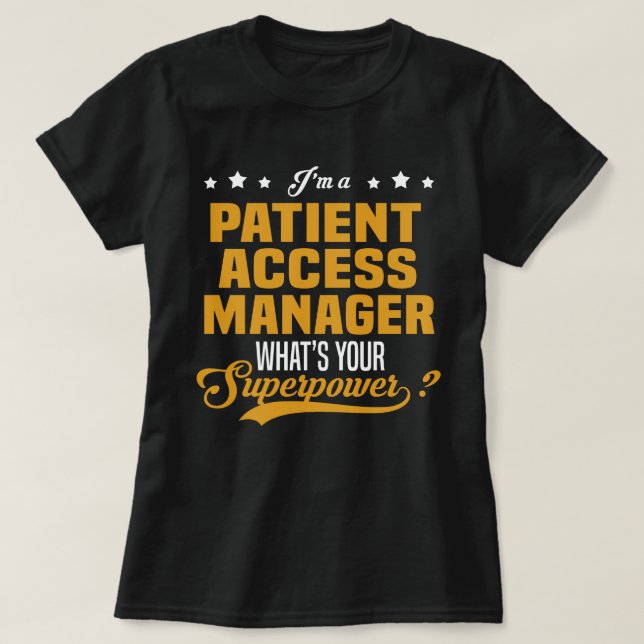 Patientåtkomstansvarig T Shirt (Design framsida)
