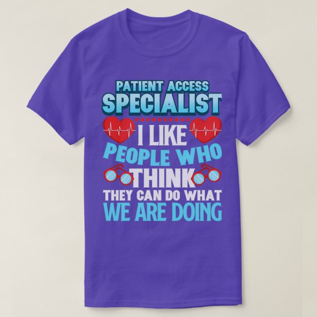 Patientåtkomstspecialist T Shirt (Design framsida)