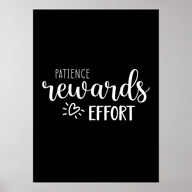 Patientbelöning, Hustle Success Gym Poster (Framsidan)