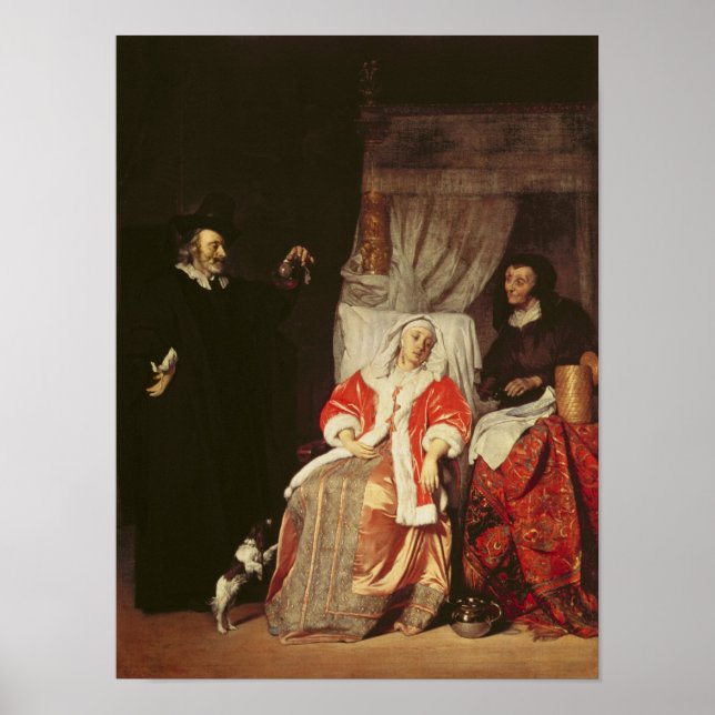 Patienten och Doktor, 1660-talet Poster (Framsidan)