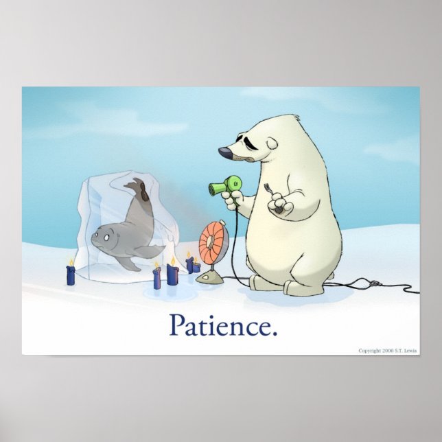 Patientens Polar Bear Poster (Framsidan)