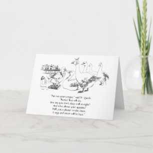 Patienter i Anka Doktor ser ut Tack Kort