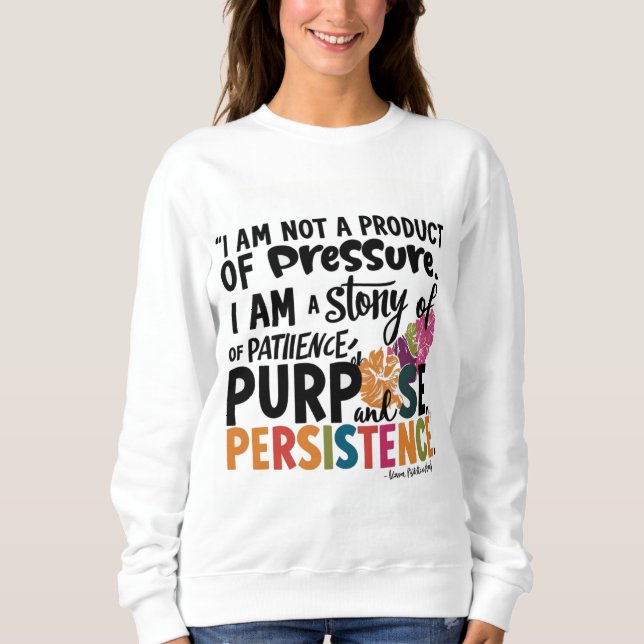 Patientskjorta, Syfte och tålamod T Shirt (Framsida)