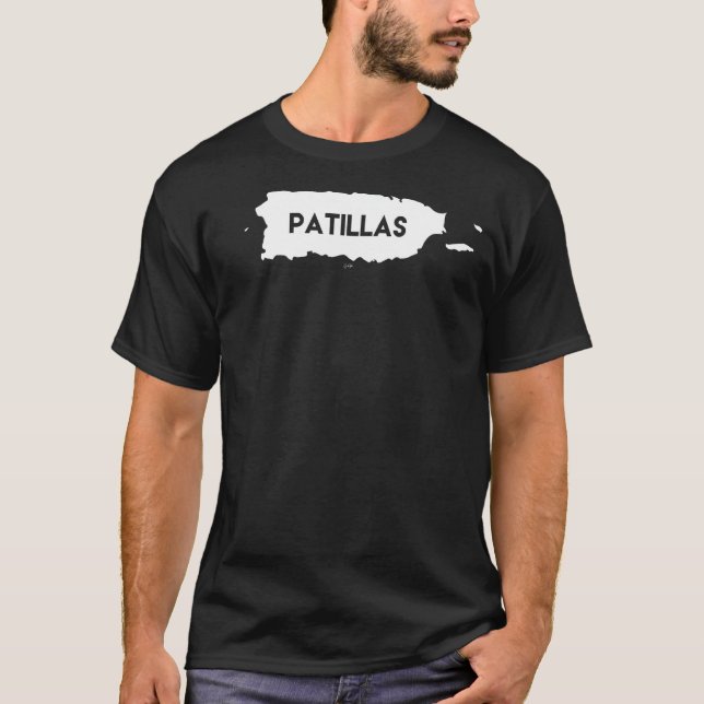 Patillas Boricua Puerto Rican Jibaro Pride T Shirt (Framsida)
