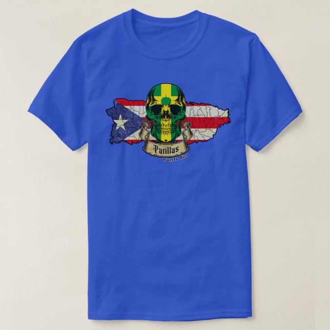 Patillas Isla de Puerto Rico T Shirt (Design framsida)