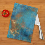 Patina Copper Distress look Kökshandduk<br><div class="desc">Den här designen kan vara personlig om du väljer Redigera design. Du kan också överföra till andra objekt. Kontakta mig på colorflowcreations@gmail.com eller använda alternativet chatta överst på sidan om du vill ha den här designen på en annan produkt eller behöver hjälp med den här designen. Jag kan inte hjälpa...</div>