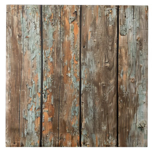 Patina Trä Rustik Nött Planka Kakelplatta