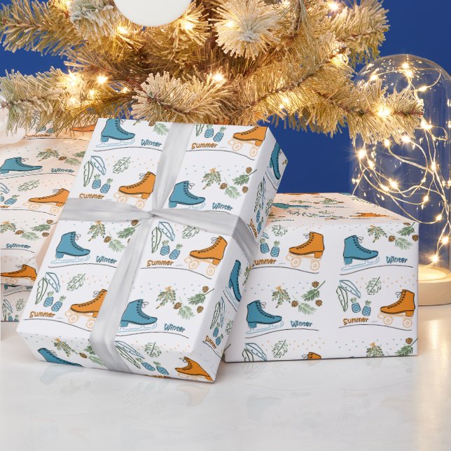 Patinando en Navidades Presentpapper (Helgdagar)