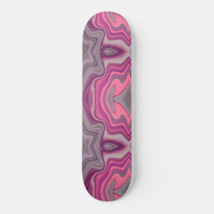 Patineta färg rosa con violeta mini skateboard bräda 18,5 cm