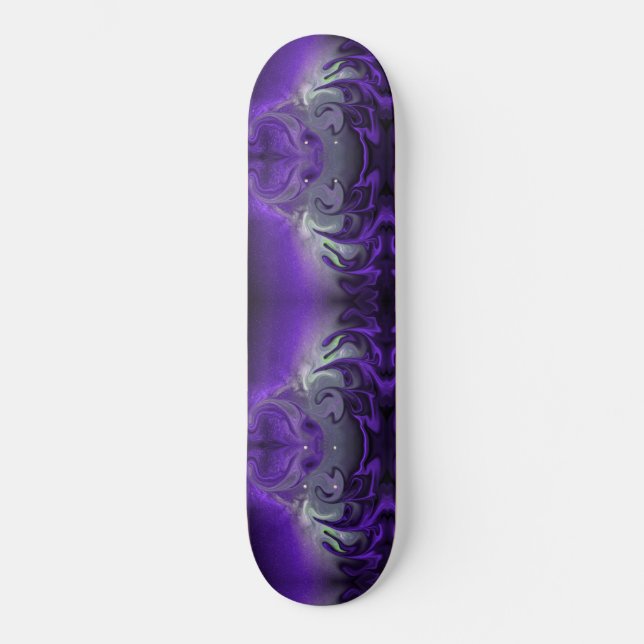 Patineta färg violeta remolino mini skateboard bräda 18,5 cm (Framsida)