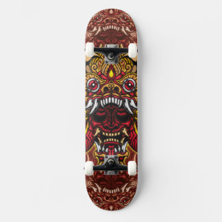 Patineta Máscara Hannya Mini Skateboard Bräda 18,5 Cm