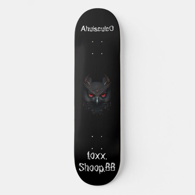 Patineta Mini Skateboard Bräda 18,5 Cm (Framsida)