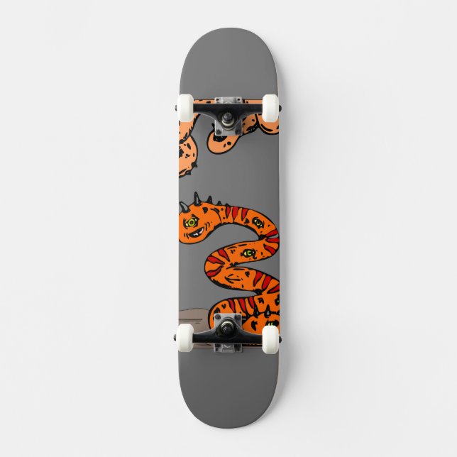 Patineta serpiente mini skateboard bräda 18,5 cm (Framsida)