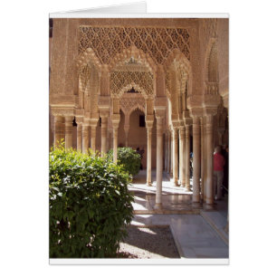 Patio de los Leones Hälsningskort