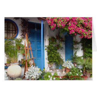 Patio Garden, Córdoba, Spanien Hälsningskort