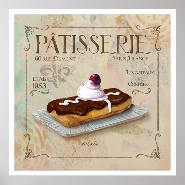 Patisserie III Poster Art (Framsidan)