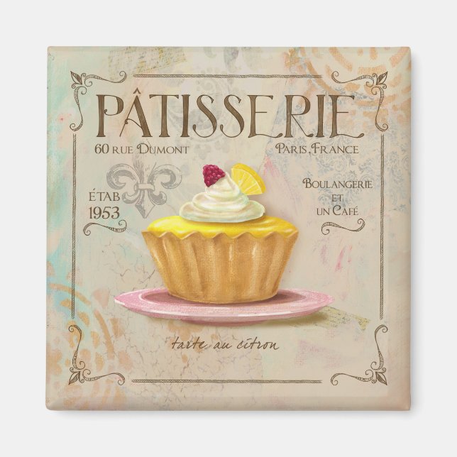 Patisserie Lemon Tart Magnet (Framsidan)