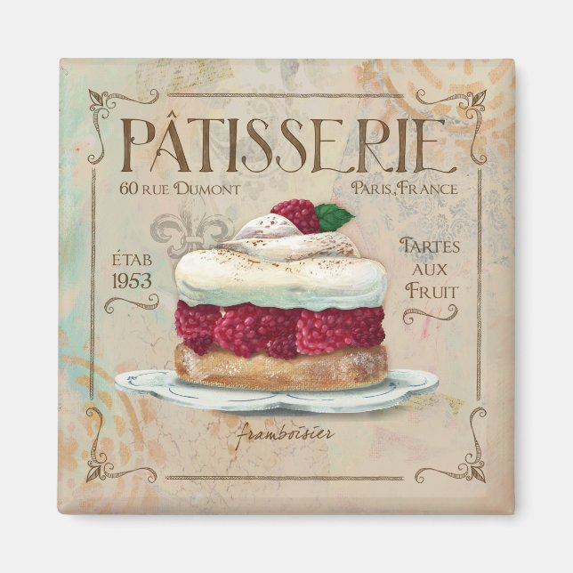 Patisserie Magnet, ’Frambosier’ Magnet (Framsidan)