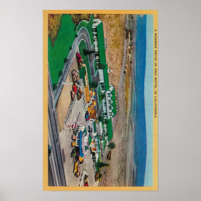 Patmars Motel och Modern Drive-InState Poster (Framsidan)