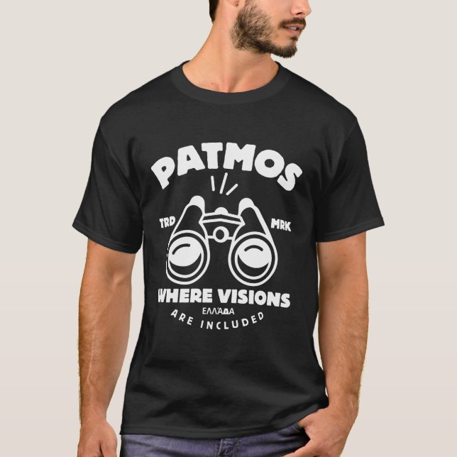 Patmos visioner t shirt (Framsida)