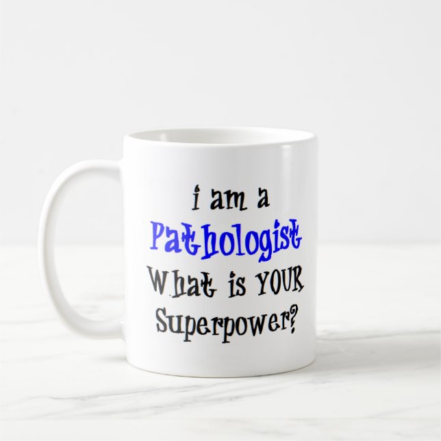 patolog kaffemugg (Vänster)