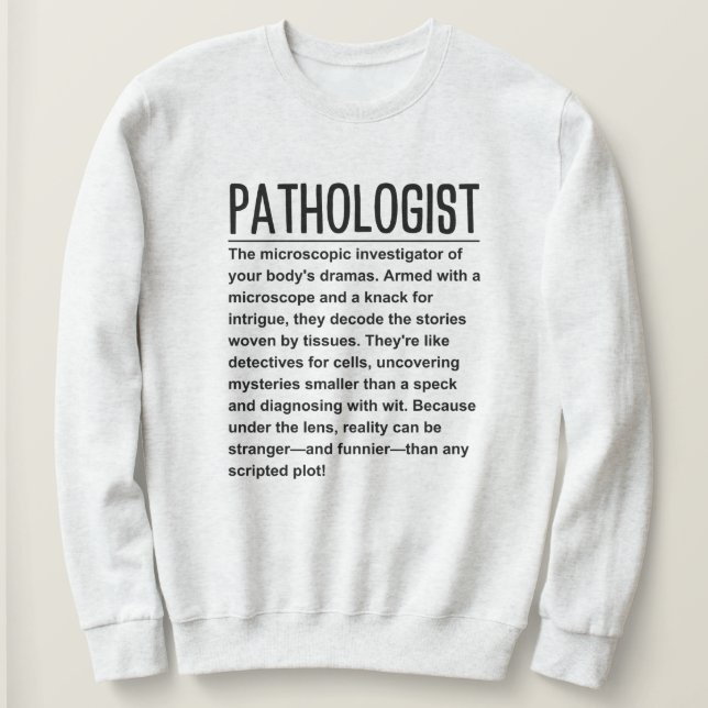 patolog t shirt (Design framsida)