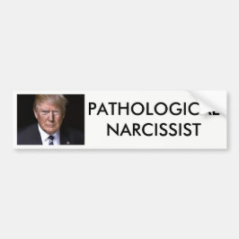 Patologisk NarcissistAnti-Donald trumf Bildekal