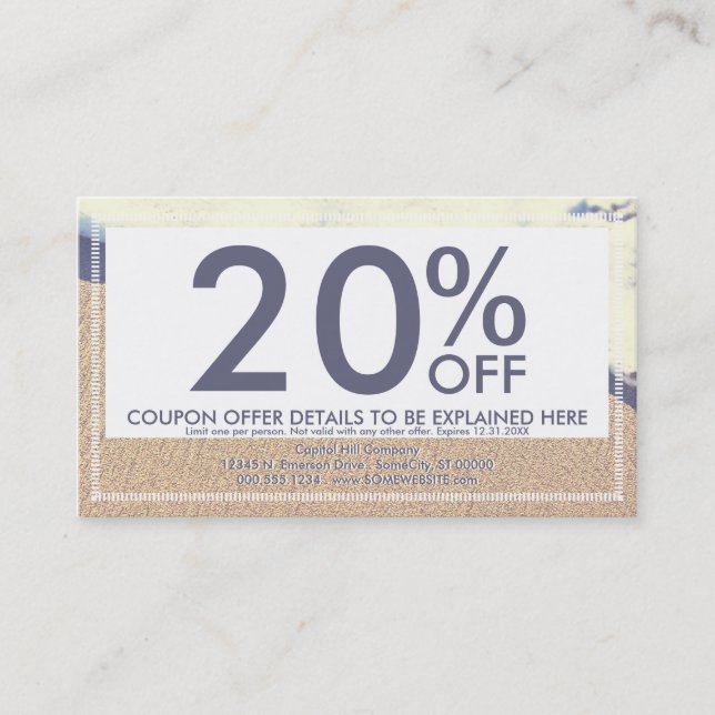 påträffat kupongkort rabattkort (Framsida)