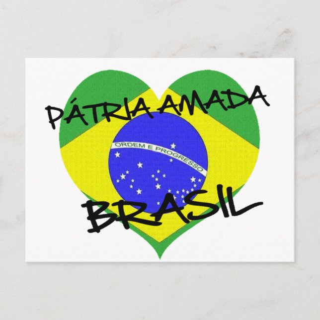 Pátria Amada Brasil Vykort (Framsida)