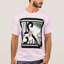 Patria y Vida Black Ram Rosa Flowers T Shirt