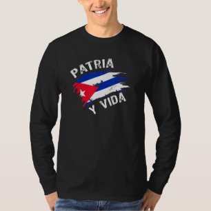 Patria Y Vida-frihet och demokrati för kubaner T Shirt