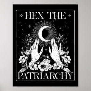 Patriarchy Halloween Feminist Witch Poster
