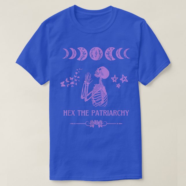 Patriarchy Måne Phase Witch Witchcraft Femi T Shirt (Design framsida)