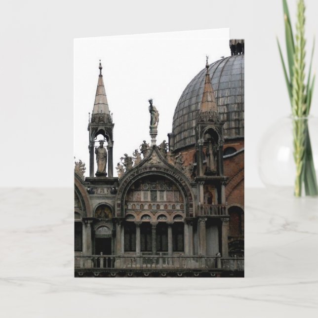 Patriarkal katedralbasilika St Mark Card Kort (Framsida)