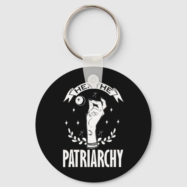 Patriarkatet Witchcraft Måne Phase Feminist Witc Nyckelring (Framsida)