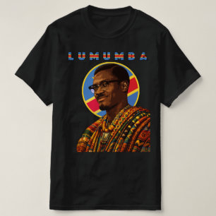 Patrice Lumumba Panafrikansk konst Kongos ledare T Shirt