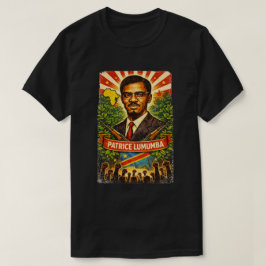 Patrice Lumumba Panafrikanska Revolutionär T-shirt