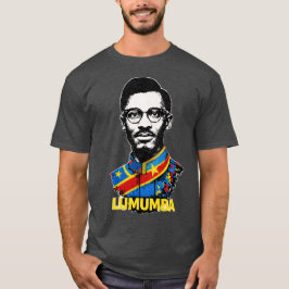Patrice Lumumba Panafrikanska Revolutionära Kongo T Shirt