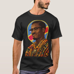 Patrice Lumumba T-Shirt - Pan-afrikansk konst skjo