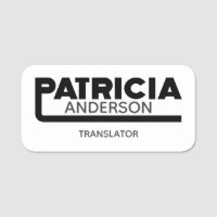 Patricia Namn bricka